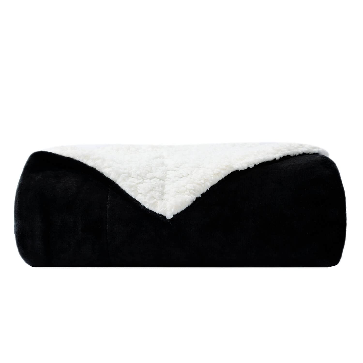 NANPIPER Sherpa Blanket Twin Thick Warm Blankets for Winter Bed Super Soft Fuzzy Flannel Fleece/Wool Like Reversible Velvet Plush Fabric(Light Grey Twin Size 60"x80")