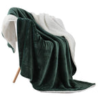 NANPIPER Sherpa Blanket Twin Thick Warm Blankets for Winter Bed Super Soft Fuzzy Flannel Fleece/Wool Like Reversible Velvet Plush Fabric(Light Grey Twin Size 60"x80")