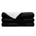 NANPIPER Sherpa Blanket Twin Thick Warm Blankets for Winter Bed Super Soft Fuzzy Flannel Fleece/Wool Like Reversible Velvet Plush Fabric(Light Grey Twin Size 60"x80")