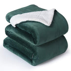 NANPIPER Sherpa Blanket Twin Thick Warm Blankets for Winter Bed Super Soft Fuzzy Flannel Fleece/Wool Like Reversible Velvet Plush Fabric(Light Grey Twin Size 60"x80")