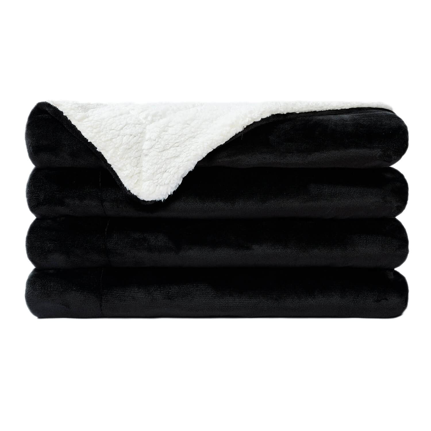 NANPIPER Sherpa Blanket Twin Thick Warm Blankets for Winter Bed Super Soft Fuzzy Flannel Fleece/Wool Like Reversible Velvet Plush Fabric(Light Grey Twin Size 60"x80")