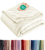 Ultra Soft Fleece Blanket Queen Size - Flannel Fleece Luxury Queen Blanket - Lightweight for Couch Bed Chair - Thick, Warm and Breathable - All Season Cozy Fuzzy, Anti-Static Microplush Bedding, Grey