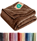Ultra Soft Fleece Blanket Queen Size - Flannel Fleece Luxury Queen Blanket - Lightweight for Couch Bed Chair - Thick, Warm and Breathable - All Season Cozy Fuzzy, Anti-Static Microplush Bedding, Grey