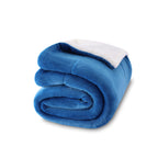 NANPIPER Sherpa Blanket Twin Thick Warm Blankets for Winter Bed Super Soft Fuzzy Flannel Fleece/Wool Like Reversible Velvet Plush Fabric(Light Grey Twin Size 60"x80")