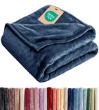 Ultra Soft Fleece Blanket Queen Size - Flannel Fleece Luxury Queen Blanket - Lightweight for Couch Bed Chair - Thick, Warm and Breathable - All Season Cozy Fuzzy, Anti-Static Microplush Bedding, Grey