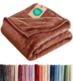 Ultra Soft Fleece Blanket Queen Size - Flannel Fleece Luxury Queen Blanket - Lightweight for Couch Bed Chair - Thick, Warm and Breathable - All Season Cozy Fuzzy, Anti-Static Microplush Bedding, Grey