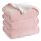Bedsure GentleSoft Sherpa Fleece Queen Blankets for Bed, Non-Heated, Thick and Warm Throw for Women and Men, Soft Fuzzy Plush Queen Blanket for Winter, Grey, 90x90 Inches