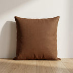 20×20 Inch Natural White Stripe 100% Linen Throw Pillow Cover with Invisible Zipper for Sofa Bed