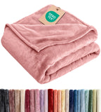 Ultra Soft Fleece Blanket Queen Size - Flannel Fleece Luxury Queen Blanket - Lightweight for Couch Bed Chair - Thick, Warm and Breathable - All Season Cozy Fuzzy, Anti-Static Microplush Bedding, Grey