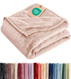 Ultra Soft Fleece Blanket Queen Size - Flannel Fleece Luxury Queen Blanket - Lightweight for Couch Bed Chair - Thick, Warm and Breathable - All Season Cozy Fuzzy, Anti-Static Microplush Bedding, Grey
