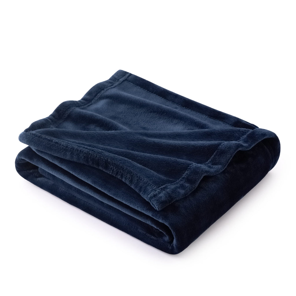 Bedsure Grey Queen Size GentleSoft Fleece Blanket 90×90 Inch, Anti-Static Cozy Microfiber Throw Blanket Gift for Men