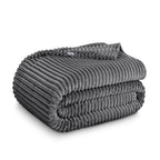 Bare Home Fleece Blanket - King Size - Ultra-Soft Lightweight for Bed, Sofa, and Couch - Luxury Microplush - Cozy Warm Blanket (King, Grey)