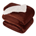 NANPIPER Sherpa Blanket Twin Thick Warm Blankets for Winter Bed Super Soft Fuzzy Flannel Fleece/Wool Like Reversible Velvet Plush Fabric(Light Grey Twin Size 60"x80")