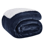 Bedsure GentleSoft Sherpa Fleece Queen Blankets for Bed, Non-Heated, Thick and Warm Throw for Women and Men, Soft Fuzzy Plush Queen Blanket for Winter, Grey, 90x90 Inches