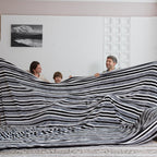 COOVA Oversized King Fleece Blanket 120x120 inches, Soft Cozy Warm Giant Extra Large 10'x10' Blanket for Bed, Sofa, Couch,Travel, Camping, California Huge Flannel Big Throw Blanket, Dark Grey