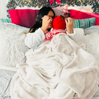 Bedsure GentleSoft Fleece Blanket Twin Size Cream - 300GSM Lightweight Plush Fuzzy Cozy Soft Warm Blanket for Bed, Sofa, Couch, Travel, Camping, 60x80 inches