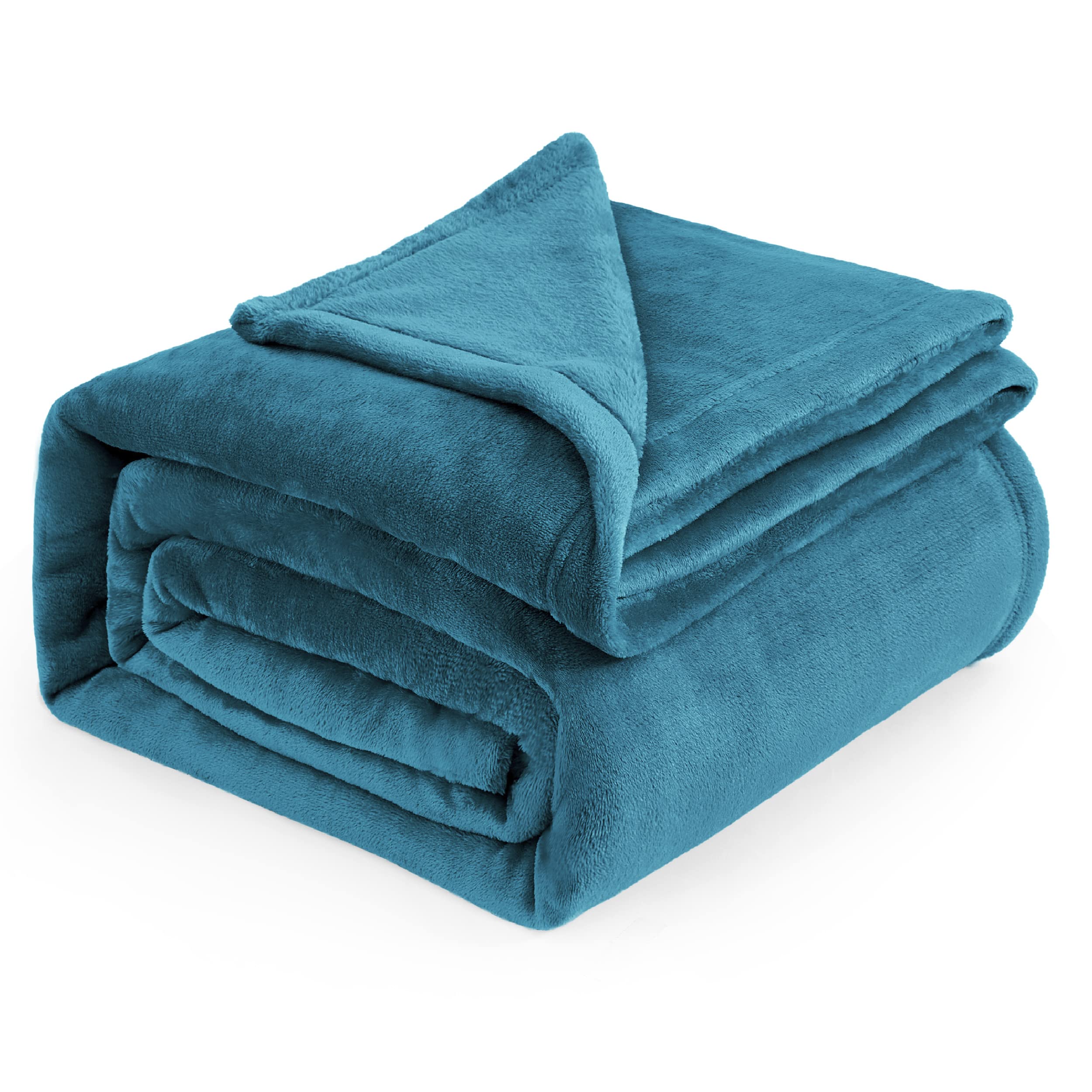 Bedsure Grey Queen Size GentleSoft Fleece Blanket 90×90 Inch, Anti-Static Cozy Microfiber Throw Blanket Gift for Men