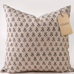 Linen Throw Pillow Covers Stripe Pillow Cover 18x18 inch Spring Decorative Pillow Covers for Living Room, Bedroom