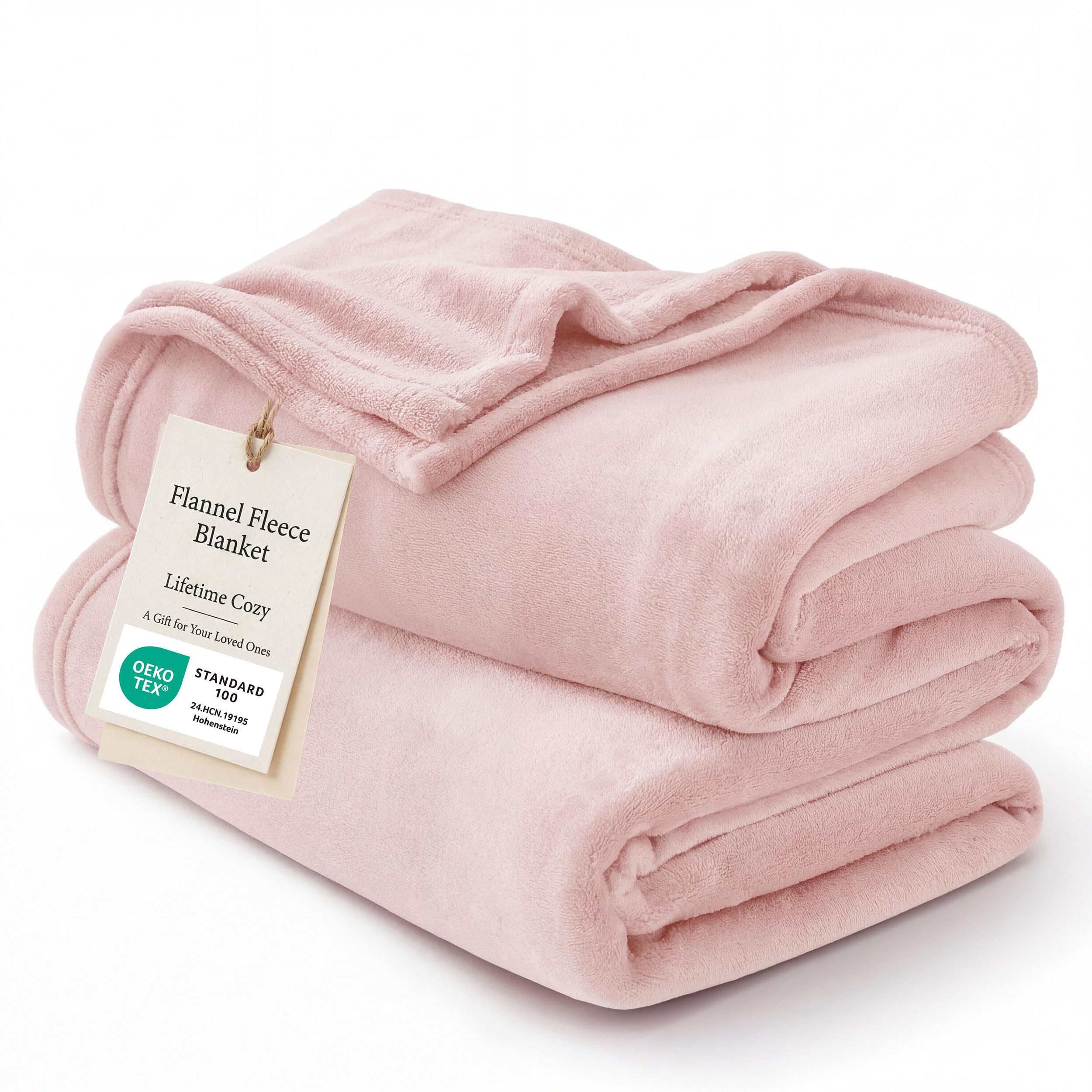 Bedsure Grey Queen Size GentleSoft Fleece Blanket 90×90 Inch, Anti-Static Cozy Microfiber Throw Blanket Gift for Men