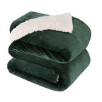 NANPIPER Sherpa Blanket Twin Thick Warm Blankets for Winter Bed Super Soft Fuzzy Flannel Fleece/Wool Like Reversible Velvet Plush Fabric(Light Grey Twin Size 60"x80")