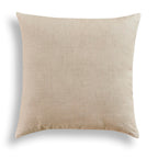 20×20 Inch Natural White Stripe 100% Linen Throw Pillow Cover with Invisible Zipper for Sofa Bed