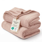 Bedsure Grey Queen Size GentleSoft Fleece Blanket 90×90 Inch, Anti-Static Cozy Microfiber Throw Blanket Gift for Men