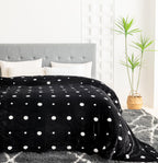 COOVA Oversized King Fleece Blanket 120x120 inches, Soft Cozy Warm Giant Extra Large 10'x10' Blanket for Bed, Sofa, Couch,Travel, Camping, California Huge Flannel Big Throw Blanket, Dark Grey