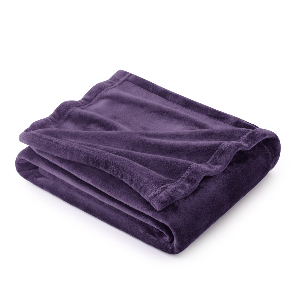 Bedsure Grey Queen Size GentleSoft Fleece Blanket 90×90 Inch, Anti-Static Cozy Microfiber Throw Blanket Gift for Men