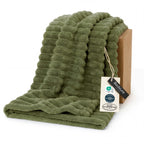 Bedsure GentleSoft Fleece Bed Blankets Full Size - Cozy Soft Blankets for Women, Cute Small Throws for Girls, Beige, 84x90 Inches