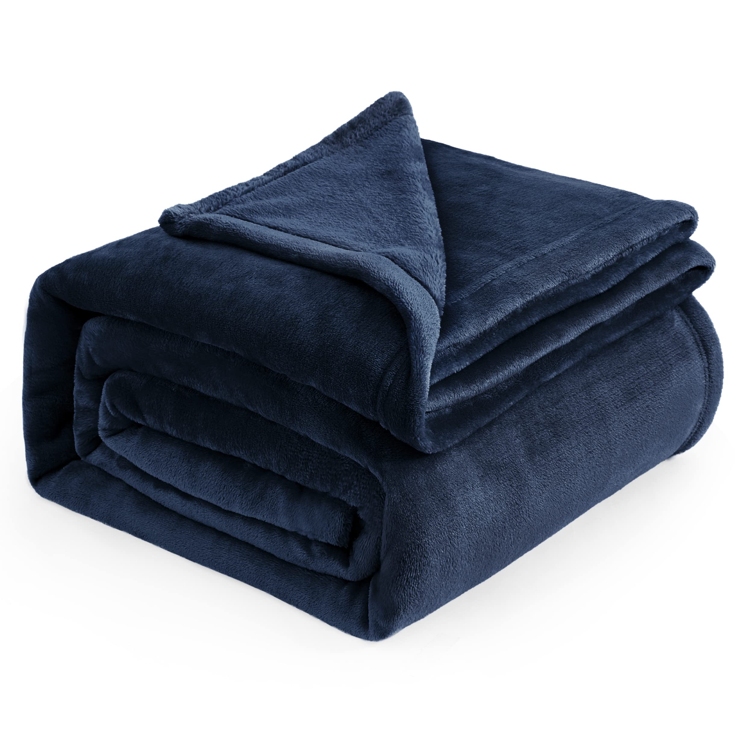 Bedsure Grey Queen Size GentleSoft Fleece Blanket 90×90 Inch, Anti-Static Cozy Microfiber Throw Blanket Gift for Men