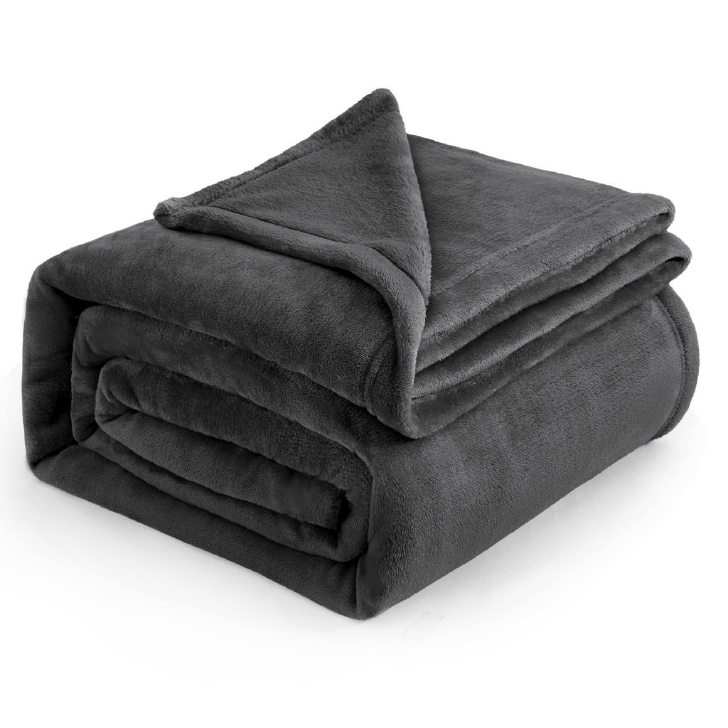 Bedsure GentleSoft Fleece Blanket Twin Size Cream - 300GSM Lightweight Plush Fuzzy Cozy Soft Warm Blanket for Bed, Sofa, Couch, Travel, Camping, 60x80 inches