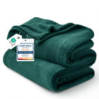 Bedsure GentleSoft Fleece Blanket Twin Size Cream - 300GSM Lightweight Plush Fuzzy Cozy Soft Warm Blanket for Bed, Sofa, Couch, Travel, Camping, 60x80 inches