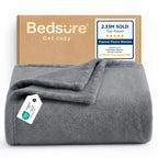 Bedsure GentleSoft Fleece Blanket Twin Size Cream - 300GSM Lightweight Plush Fuzzy Cozy Soft Warm Blanket for Bed, Sofa, Couch, Travel, Camping, 60x80 inches