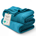 Bedsure Grey Queen Size GentleSoft Fleece Blanket 90×90 Inch, Anti-Static Cozy Microfiber Throw Blanket Gift for Men