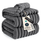 Bedsure GentleSoft Fleece Bed Blankets Full Size - Cozy Soft Blankets for Women, Cute Small Throws for Girls, Beige, 84x90 Inches