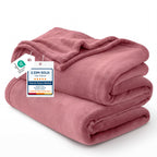 Bedsure Grey Queen Size GentleSoft Fleece Blanket 90×90 Inch, Anti-Static Cozy Microfiber Throw Blanket Gift for Men