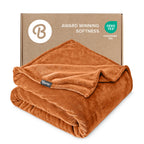 Bare Home Fleece Blanket - King Size - Ultra-Soft Lightweight for Bed, Sofa, and Couch - Luxury Microplush - Cozy Warm Blanket (King, Grey)