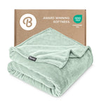 Bare Home Fleece Blanket - King Size - Ultra-Soft Lightweight for Bed, Sofa, and Couch - Luxury Microplush - Cozy Warm Blanket (King, Grey)