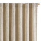 jinchan Taupe Printed Curtains Modern Jacquard Curtains with Herringbone Geometric Zigzag Pattern Room Darkening Drapes for Living Room Bedroom Grommet Top Window Treatments 63 Inch Length 2 Panels
