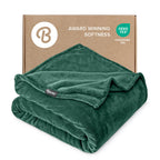 Bare Home Fleece Blanket - King Size - Ultra-Soft Lightweight for Bed, Sofa, and Couch - Luxury Microplush - Cozy Warm Blanket (King, Grey)