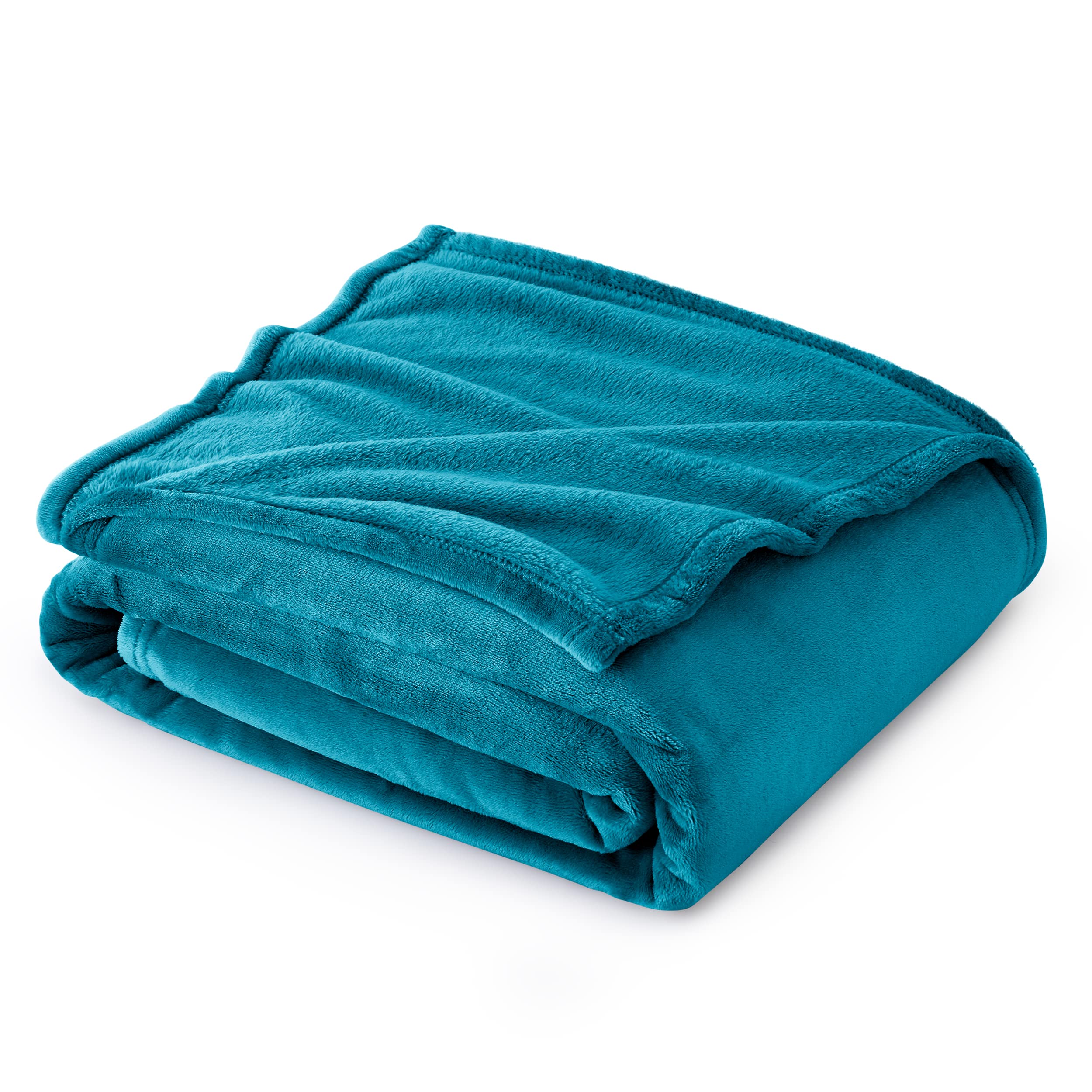 Bedsure Grey Queen Size GentleSoft Fleece Blanket 90×90 Inch, Anti-Static Cozy Microfiber Throw Blanket Gift for Men