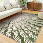 Hedlive Boho 8x10 Area Rugs, Sun Print Soft Washable Rugs 8x10 Rug for Living Room Nursery, Ultra-Thin Non-Slip Kids Rug Large Carpet for Playroom Bedroom Classroom(8x10ft,Gold/Multi)
