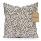 Linen Throw Pillow Covers Stripe Pillow Cover 18x18 inch Spring Decorative Pillow Covers for Living Room, Bedroom
