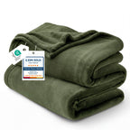 Bedsure GentleSoft Fleece Blanket Twin Size Cream - 300GSM Lightweight Plush Fuzzy Cozy Soft Warm Blanket for Bed, Sofa, Couch, Travel, Camping, 60x80 inches